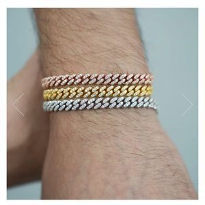 6MM CUBAN BRACELET VVS MOISSANITE DIAMONDS